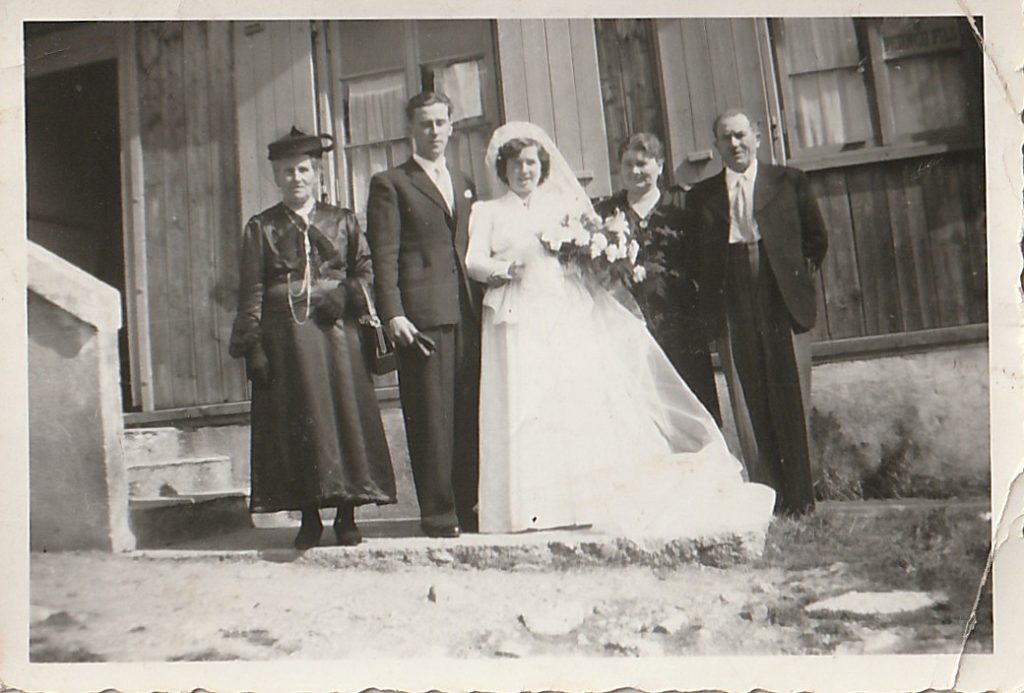 mariage de mes parents – famille et récit de vie de Bernard François
